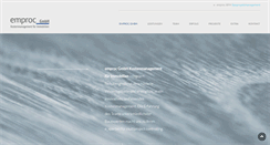 Desktop Screenshot of emproc.de